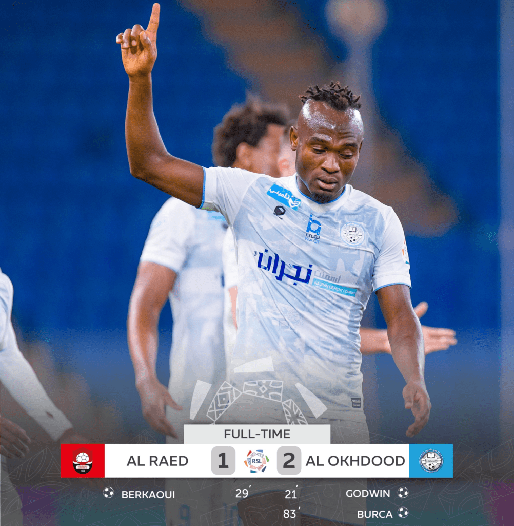 Al Raed vs Al Okhdood Highlights