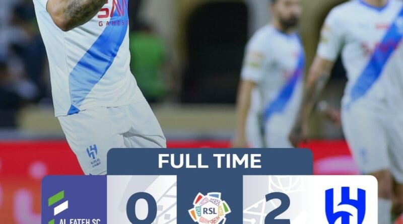 Final Score Al Fateh vs Al Hilal_ Proleaguefootballsaudi.com