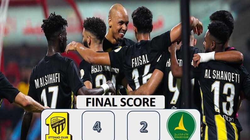 Final Score_ Al Ittihad vs Al Khaleej_proleaguefootball.com