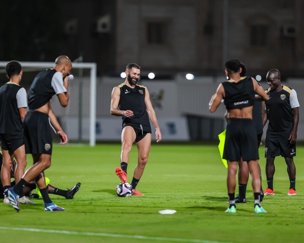 Al Ittihad training session_ Al Ittihad vs. Al Qadisiya Live score_ Proleaguefootballsaudi.com
