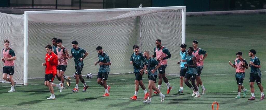 Al Ahli training session_ Al Ahli vs. Al Feiha Live score_ Proleaguefootballsaudi.com