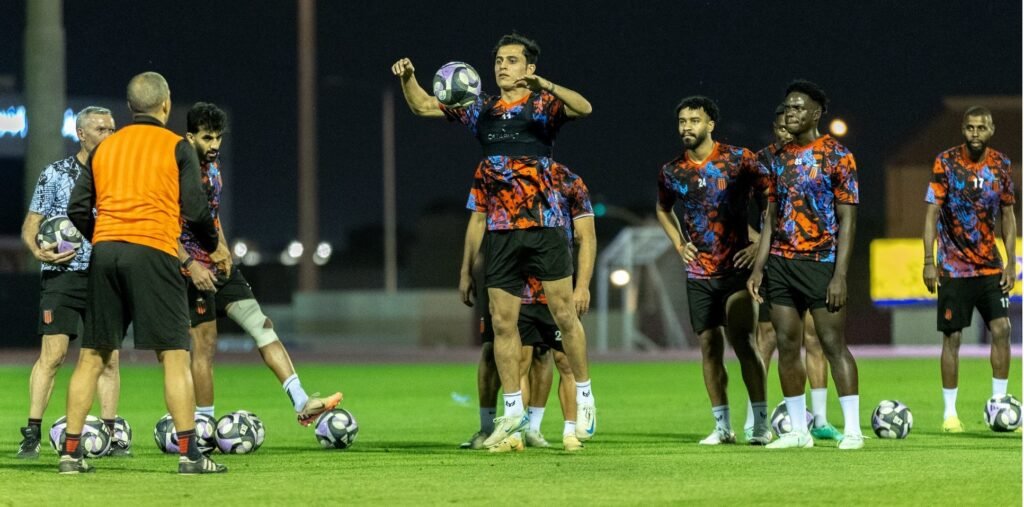 Al Riyadh Training session_ Al Riyadh vs. Al Fateh Live score_ Proleaguefootballsaudi.com