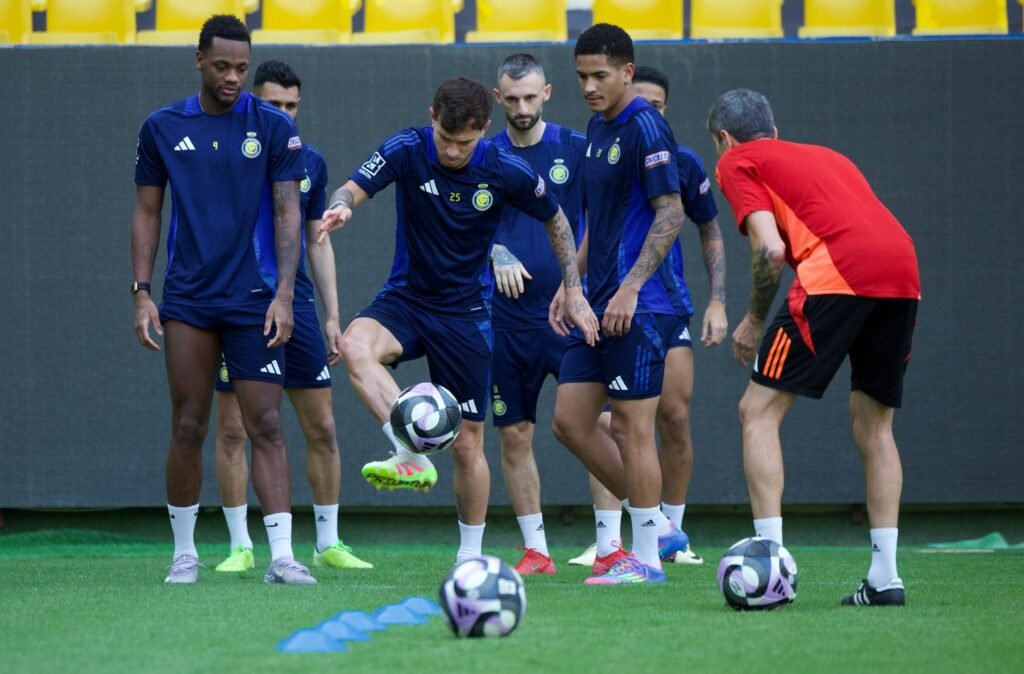 Al Nassr Training session_ Al Nassr vs. Al Taawoun Live score_ Proleaguefootballsaudi.com