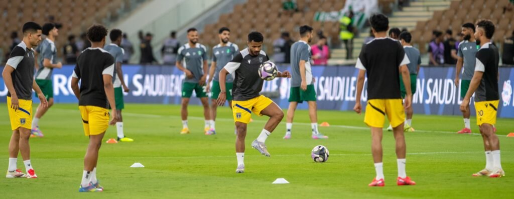 Al Taawoun Training session_ Al Taawoun vs. Al Qadsiah Live score_ Proleaguefootballsaudi.com