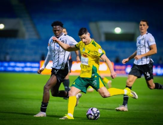 Al Khaleej in action, Al Khaleej vs. Al Qadsiah H2H, Preview, Final Score_ Proleaguefootballsaudi.com