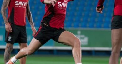 Al Hilal training, Al Hilal players during a training session ahead of their match against Damac