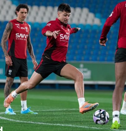 Al Hilal training, Al Hilal players during a training session ahead of their match against Damac