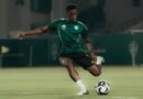 Al Ahli players during a training session ahead of their match against Al Kholood
