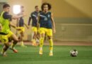 Al Hazem players during a training session ahead of their match against Al Taawoun