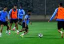 Abha players during a training session ahead of their match against Al Ettifaq