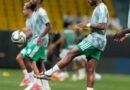Al Ahli players during a training session ahead of their match against Al Hazem