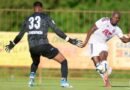 Al Faisaly players during a training session ahead of their match against Al Fateh