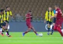 Al Hazem players during a training session ahead of their match against NEOM SC