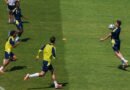 Al Nassr players during a training session ahead of their match against Al Taawoun