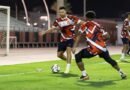 Al Fayha players during a training session ahead of their match against Al Riyadh