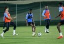 Abha vs. Al Ittihad: Abha players during a training session ahead of their match against Al Ittihad