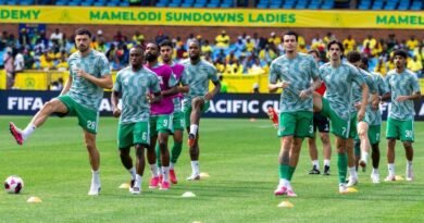 Al Ahli vs. Al Khaleej: Al Ahli players during a training session ahead of their match against Al Khaleej