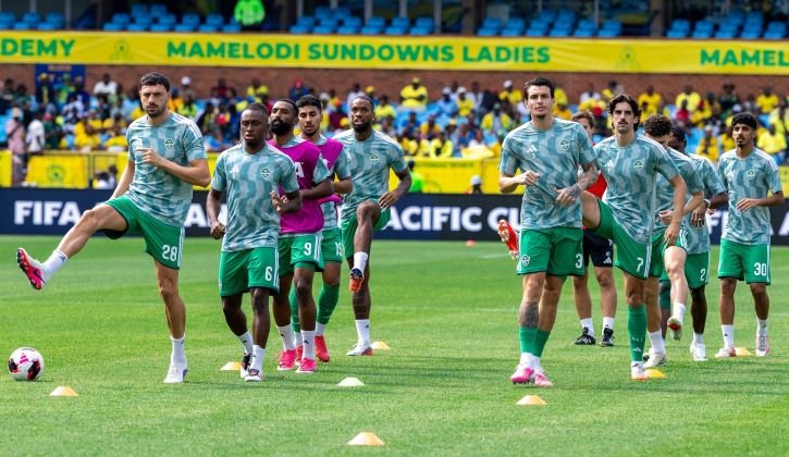 Al Ahli vs. Al Khaleej: Al Ahli players during a training session ahead of their match against Al Khaleej