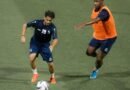 Al Ettifaq vs. Al Khaleej: Al Ettifaq players during a training session ahead of their match against Al Khaleej