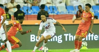 Al Faisaly vs. Al Kholood: Al Faisaly players during a training session ahead of their match against Al Kholood