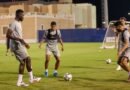 Al Fayha vs. Al Ahli: Al Fayha Club players during a training session ahead of their match against Al Ahli
