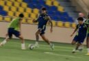 Al Nassr vs. Al Kholood: Al Nassr players during a training session ahead of their match against Al Kholood