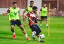 Al Riyadh vs. Al Hilal: Al Riyadh players during a training session ahead of their match against Al Hilal