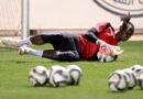 Al Shabab vs. Al Faisaly: Al Shabab players during a training session ahead of their match against Al Faisaly