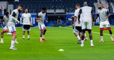 NEOM SC vs. Al Ettifaq: NEOM SC players during a training session ahead of their match against Al Ettifaq