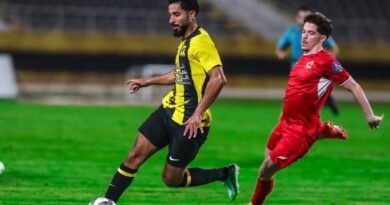 Al Ittihad vs. NEOM SC: Al Ittihad players during a training session ahead of their match against NEOM SC