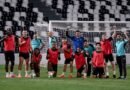 Al Shabab vs. Al Ettifaq: Al Shabab players during a training session ahead of their match against Al Ettifaq
