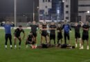 Al Shabab vs. Al Ettifaq: Al Shabab players during a training session ahead of their match against Al Ettifaq